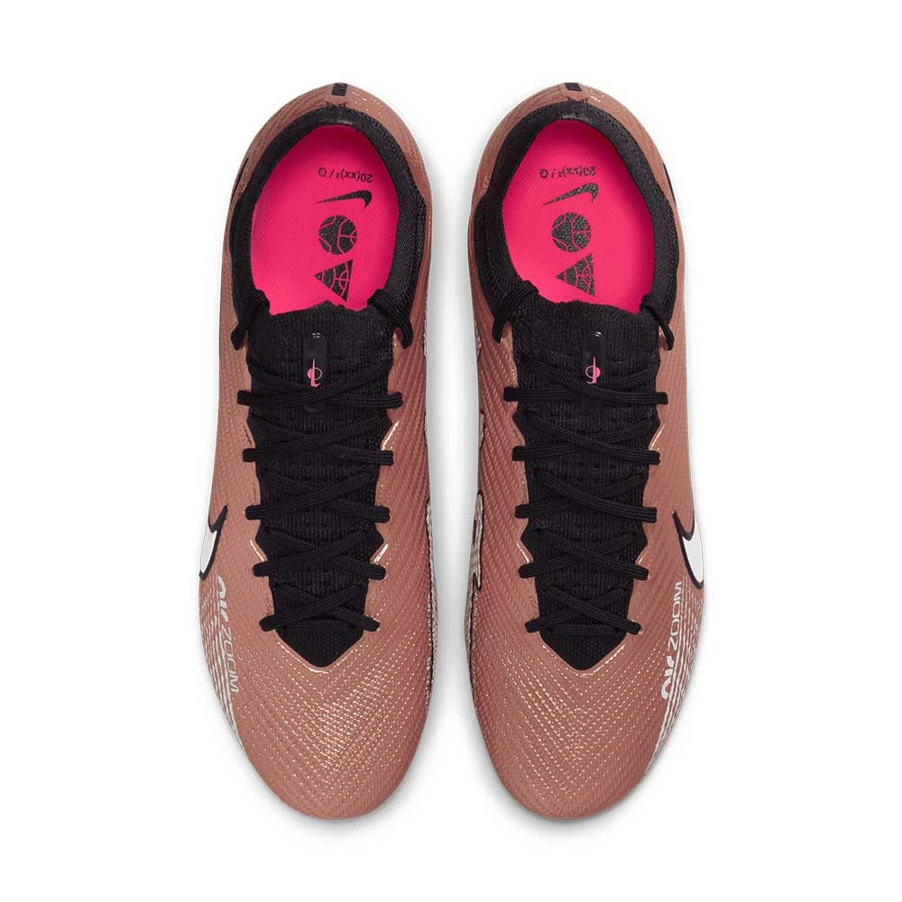 Nike Unisex Zoom Vapor 15 Elite FG Soccer Cleats - Metallic Copper - Regular (D) - Image 4
