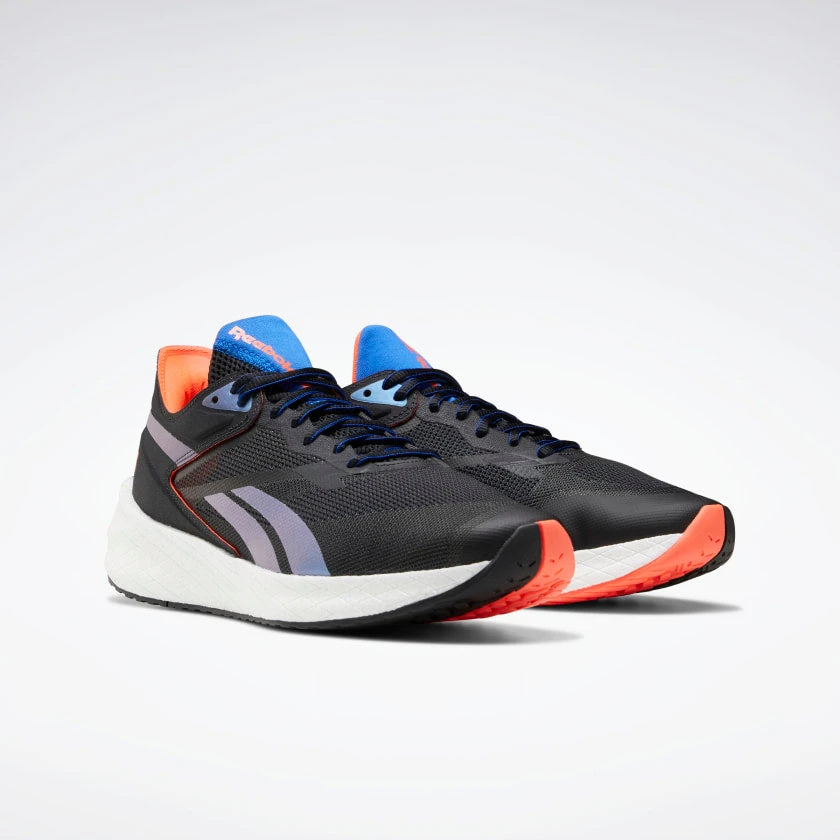 Reebok Men's Floatride Energy Symmetros Running Shoe - Night Black/Court Blue/Orange Flame - Regular (D) - Image 3