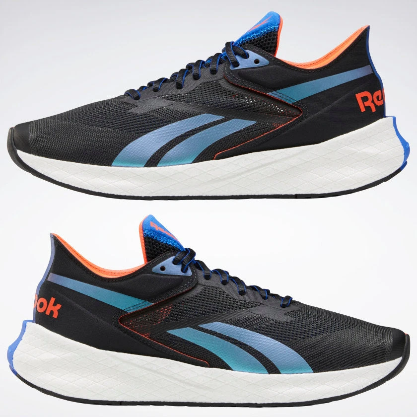 Reebok Men's Floatride Energy Symmetros Running Shoe - Night Black/Court Blue/Orange Flame - Regular (D) - Image 8