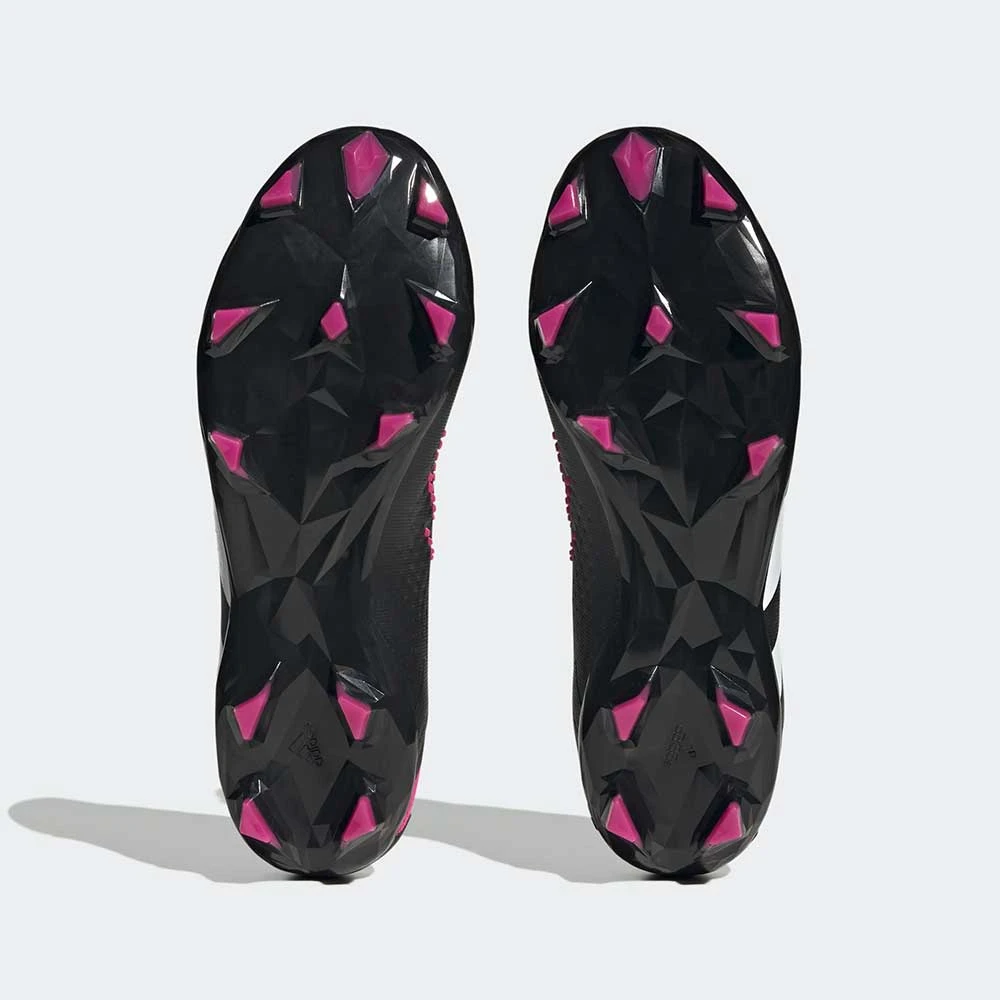 ADIDAS Unisex Predator Accuracy 2 FG Soccer Shoe - Core Black/Ftwr White/Team Shock Pink 2 - Regular (D) - Image 6