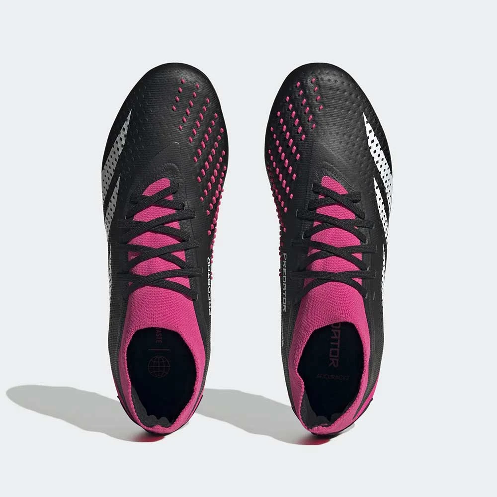 ADIDAS Unisex Predator Accuracy 2 FG Soccer Shoe - Core Black/Ftwr White/Team Shock Pink 2 - Regular (D) - Image 5