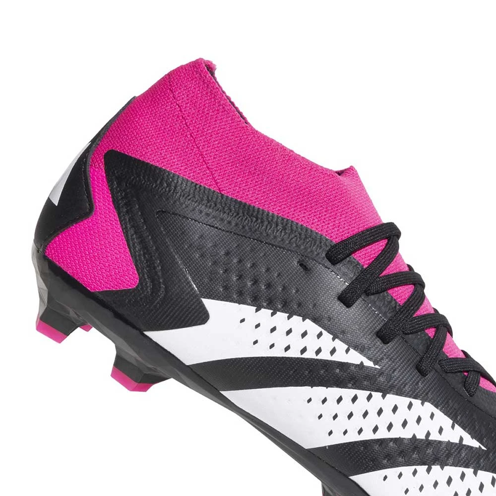 ADIDAS Unisex Predator Accuracy 2 FG Soccer Shoe - Core Black/Ftwr White/Team Shock Pink 2 - Regular (D) - Image 2