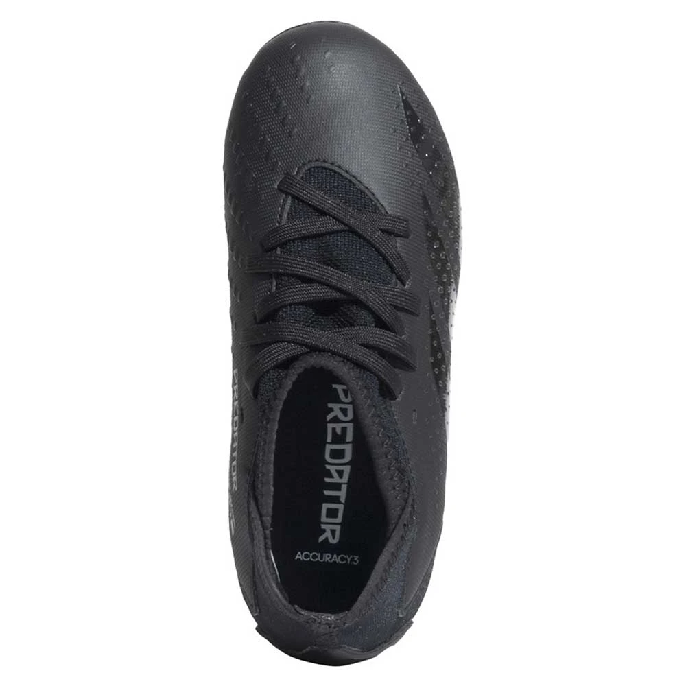 ADIDAS Youth JR Predator Accuracy .3 FG Soccer Shoe - Core Black/Core Black - Regular (D) - Image 6