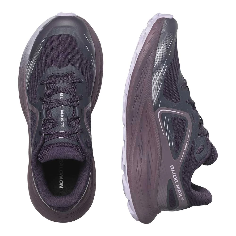 Salomon Women's Glide Max TR Trail Running Shoe - Nightshade/Moonscape/Orchid Bloom - Regular (B) - Image 4