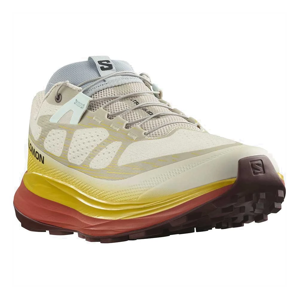 Salomon Women's Ultra Glide 2 Trail Shoe - Rainy Day/Freesia/Hot Sauce - Regular (B) - Image 2