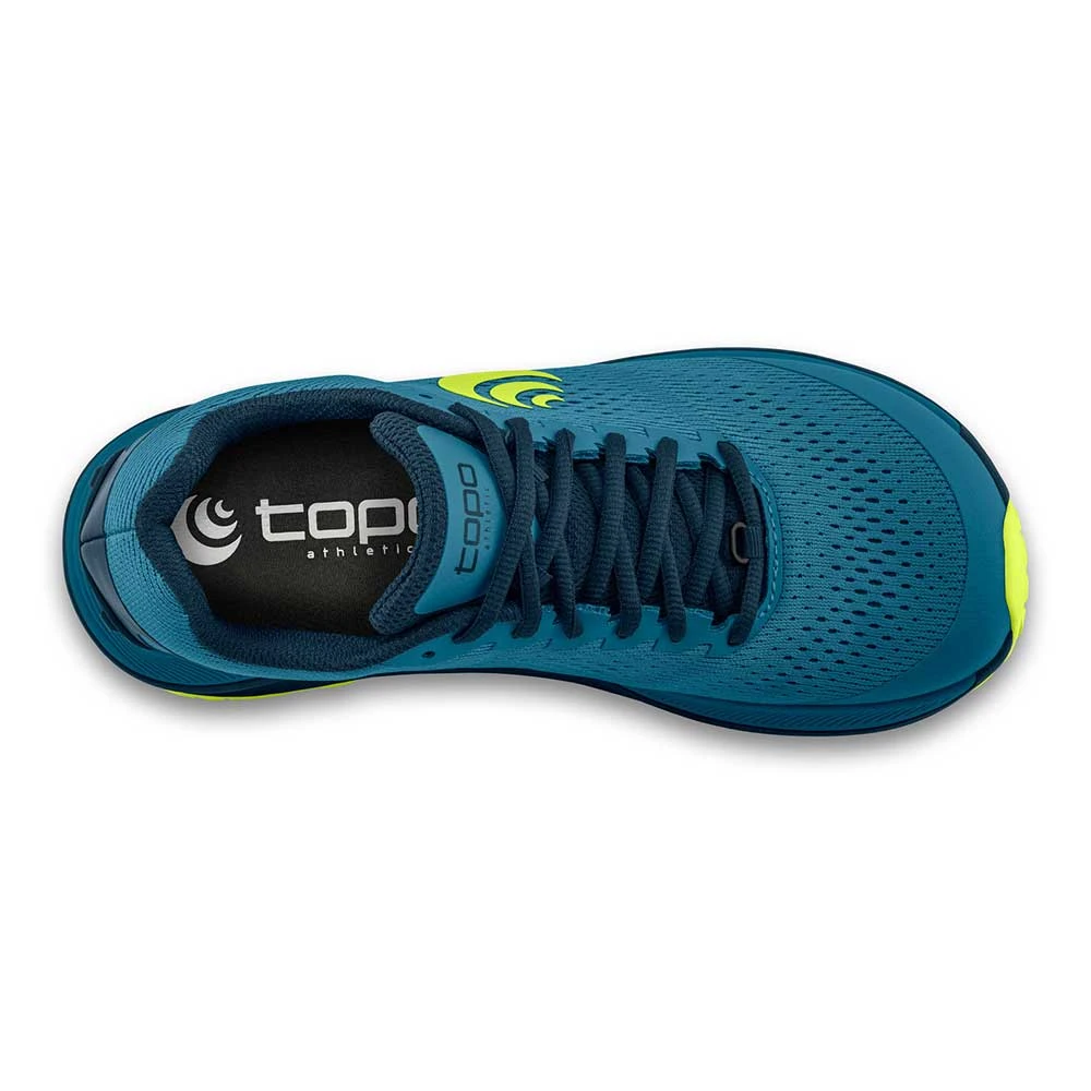 Topo Athletic Men's Ultraventure 3 Trail Shoe- Blue/Lime- Regular (D) - Image 4