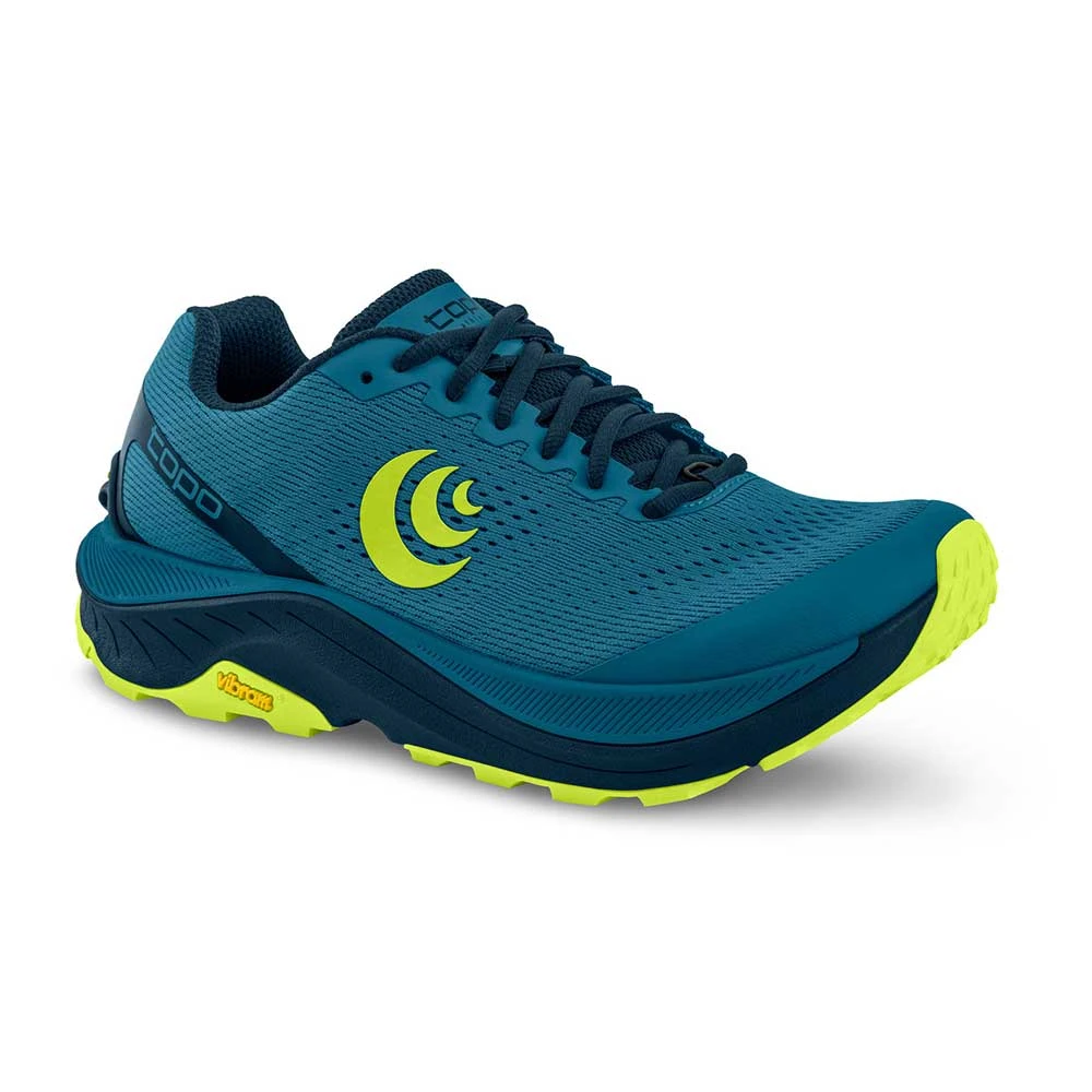 Topo Athletic Men's Ultraventure 3 Trail Shoe- Blue/Lime- Regular (D) - Image 2