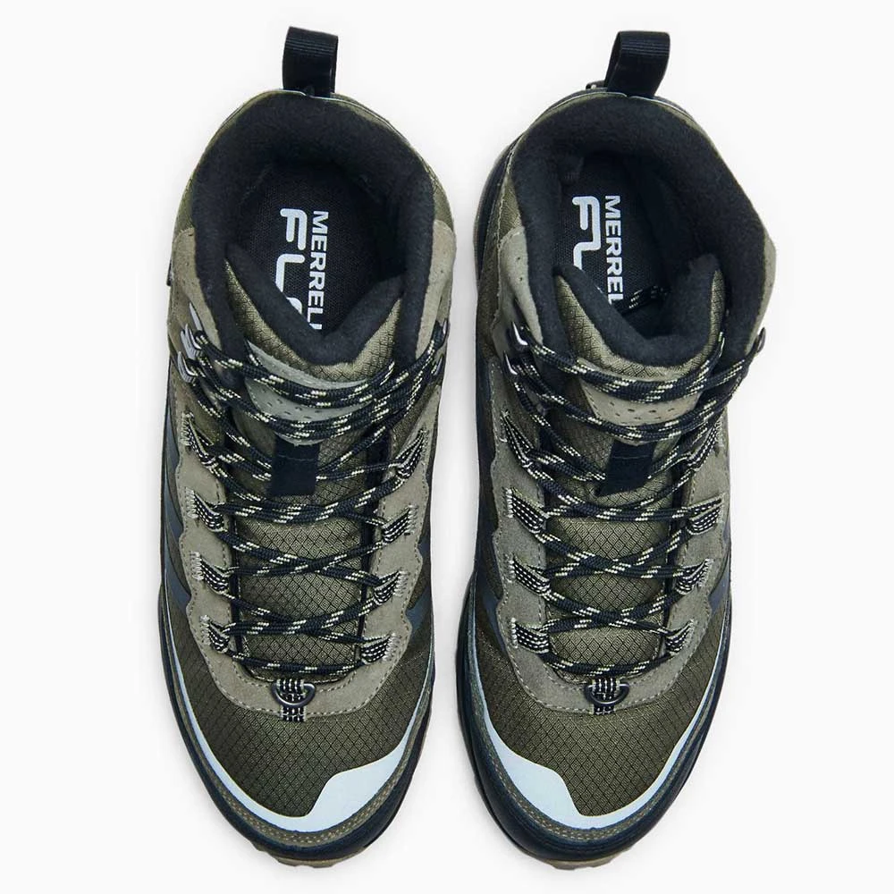 Merrell Men's Moab Speed Thermo Mid Waterproof Hiking Boot - Olive - Regular (D) - Image 5