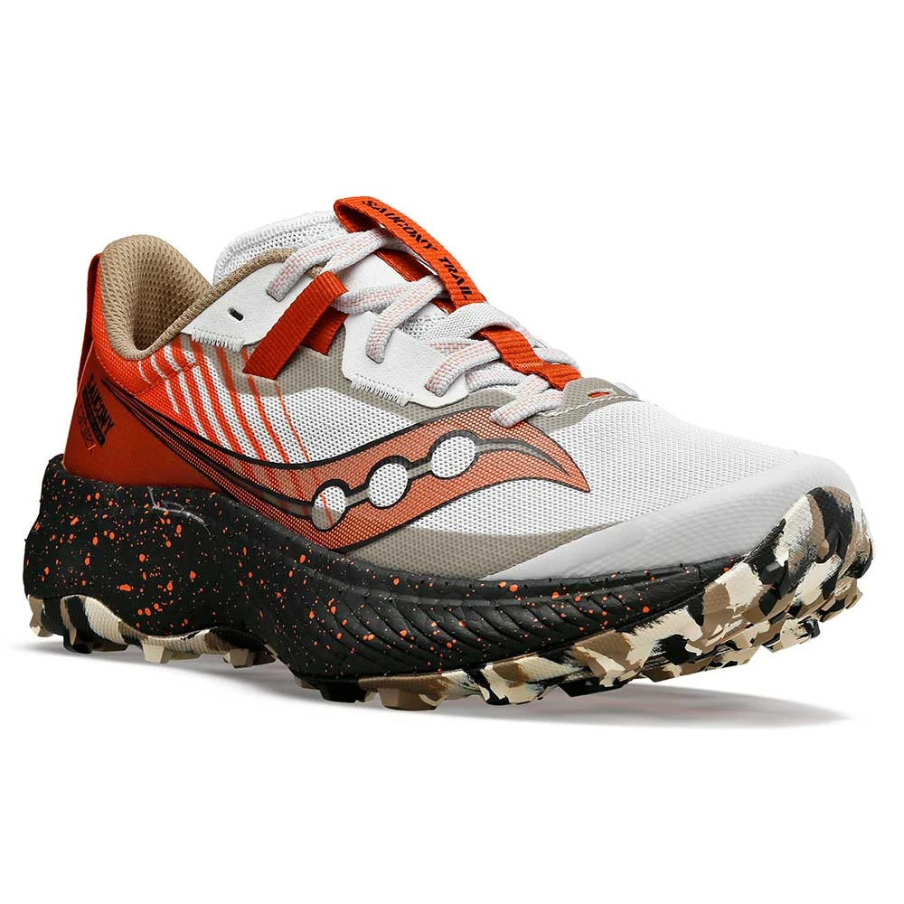 Saucony Women's Endorphin Edge Trail Shoe- Fog/Zenith - Image 2