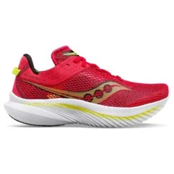 Saucony Women's Kinvara 14 Running Shoe- Red Rose-Regular (B)