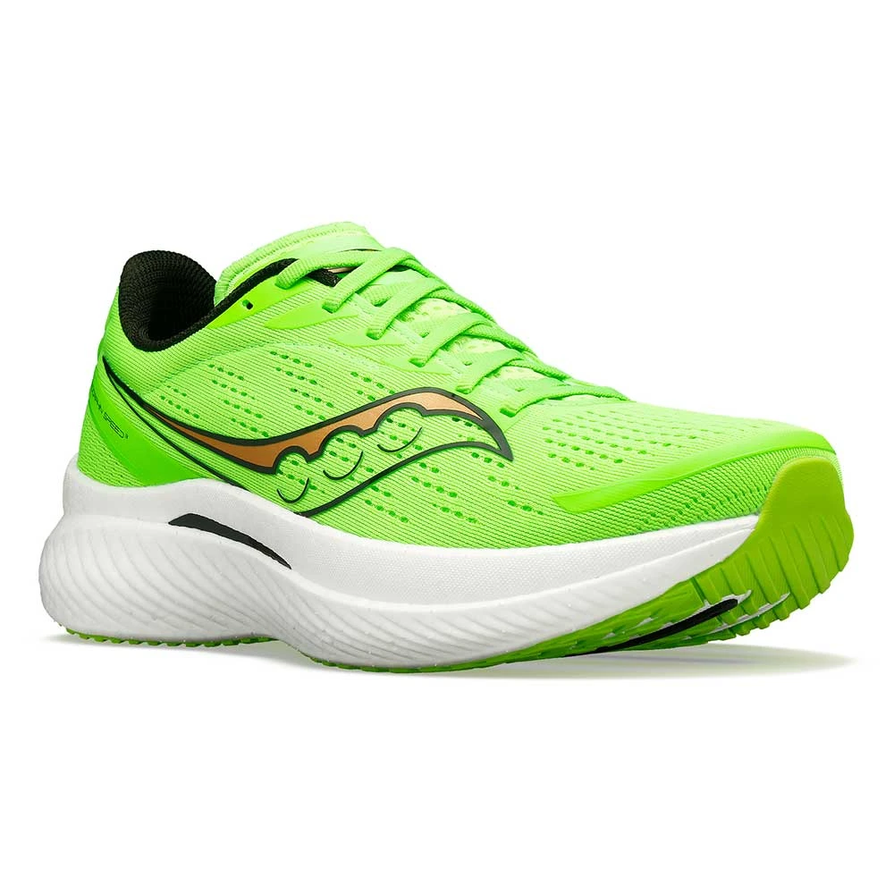 Saucony Men's Endorphin Speed 3 Running Shoe - Slime/Gold - Regular (D) - Image 2