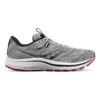 Saucony Men's Omni 21 Running Shoe - Alloy/Garnet- Wide (2E)
