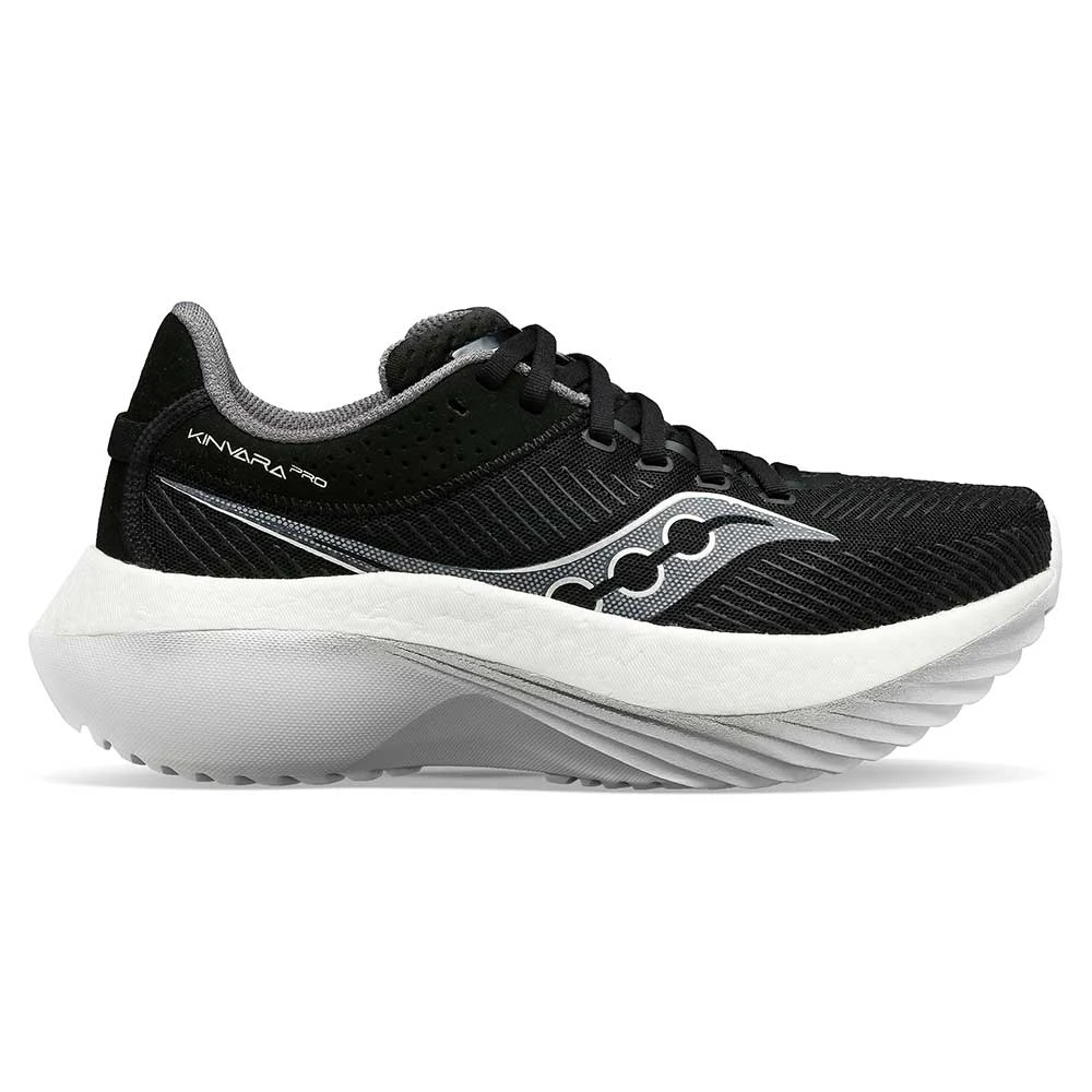 Saucony Men's Kinvara Pro Running Shoe - Black/White - Regular (D)