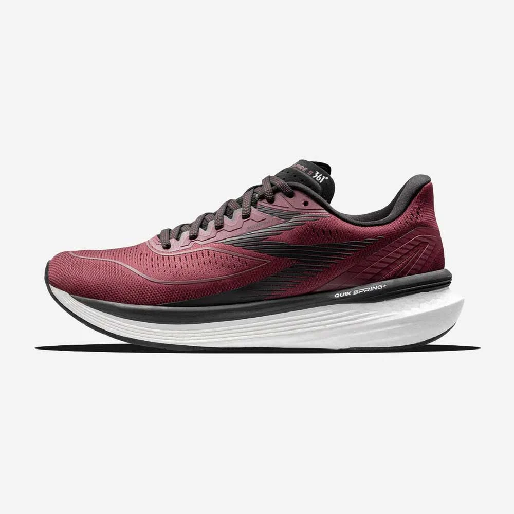 Women's Spire 5 Running Shoe - Dark Cherry/Black - Wide (D) - Image 2