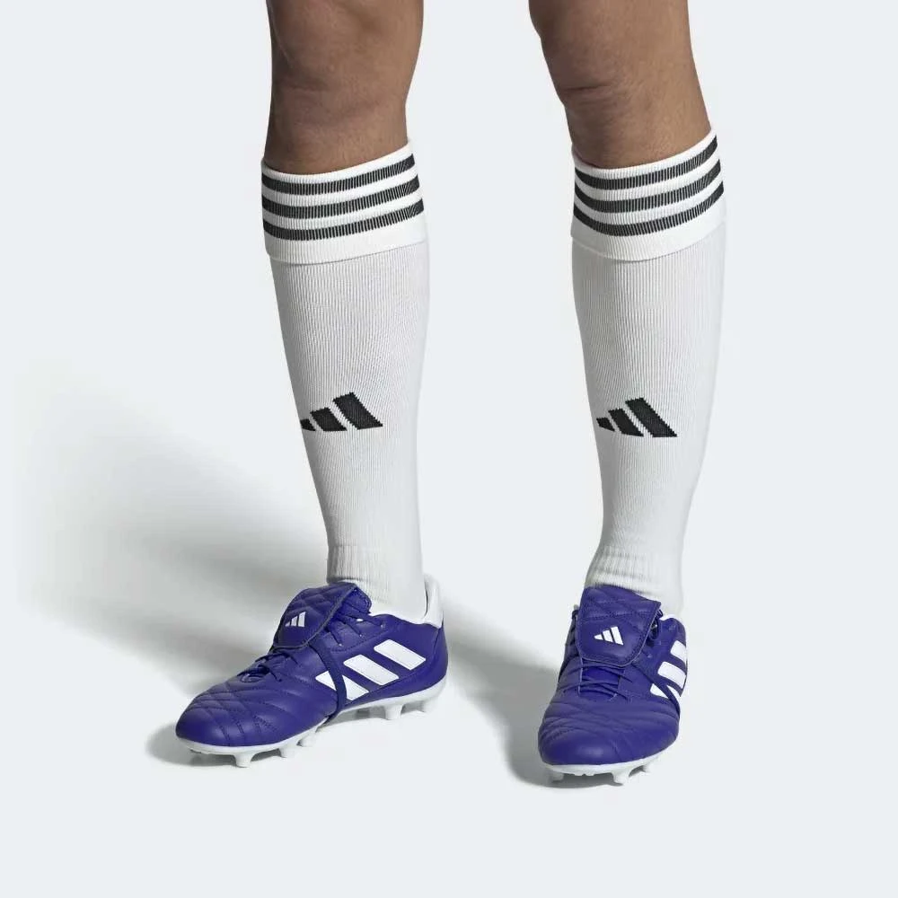 Unisex Adidas Copa Gloro FG Soccer Shoe- Blue/Ftwr White - Regular (D) - Image 8