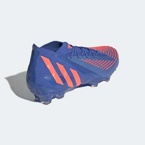 ADIDAS Unisex Predator Edge .1 FG Soccer Shoe - Hi-Res Blue/Turbo/Hi-Res Blue - Regular (D) - Image 3