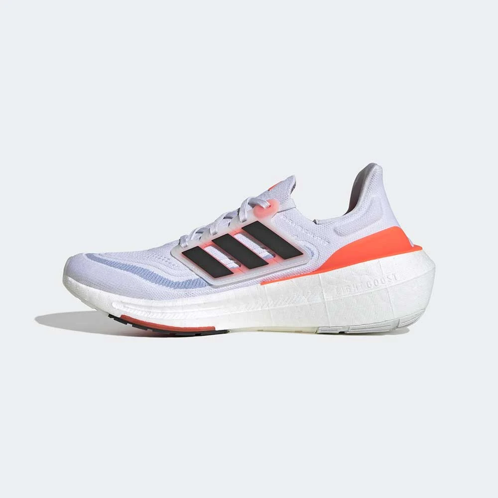 ADIDAS Men's Ultraboost Light Running Shoe - Ftwr White/Core Black/Solar Red - Regular (D) - Image 2