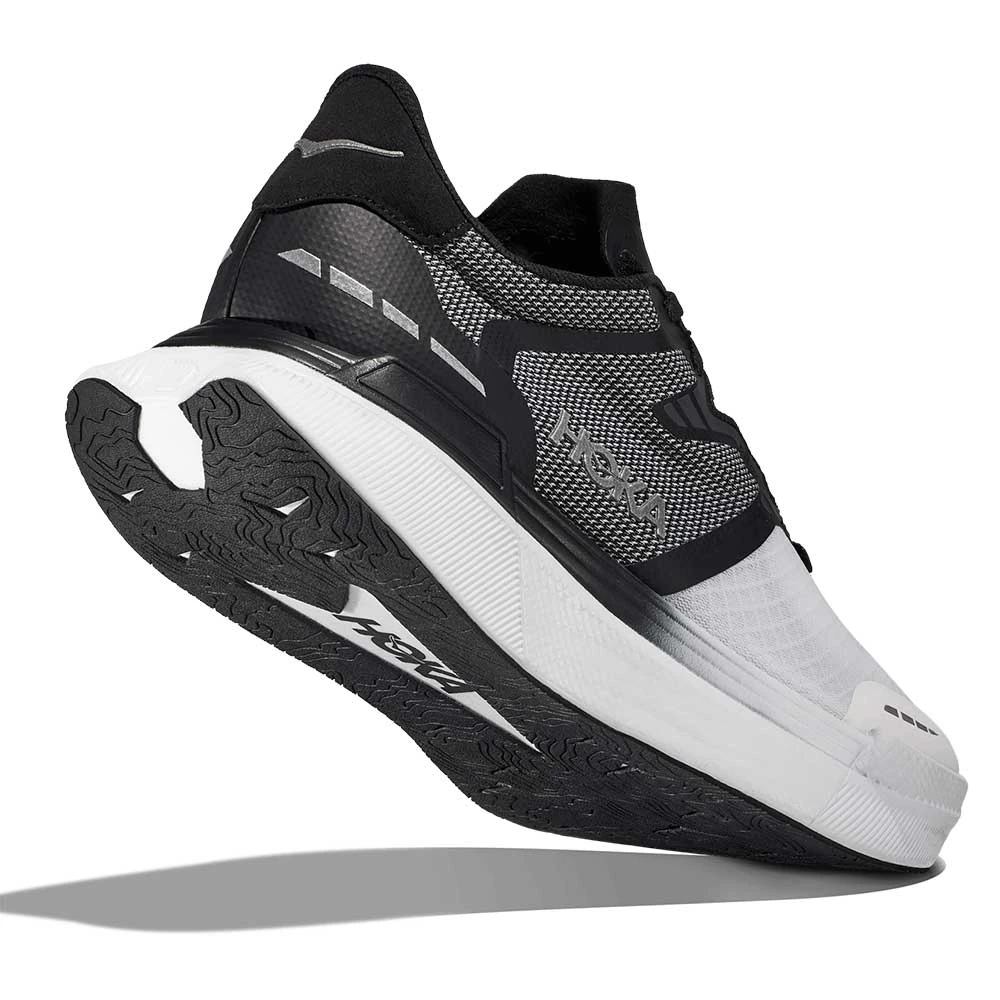 Hoka Unisex Transport X Running Shoe - Black/White- Regular (D) - Image 6