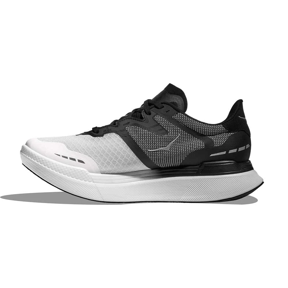 Hoka Unisex Transport X Running Shoe - Black/White- Regular (D) - Image 3