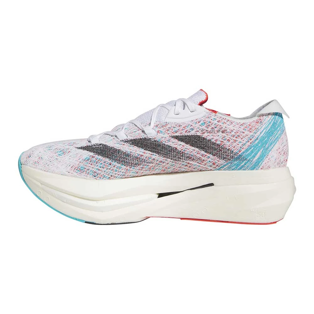 ADIDAS Men's Adizero Prime X 2 Strung Running Shoe - FTWR White/Core Black/Lucid Cyan - Regular (D) - Image 3
