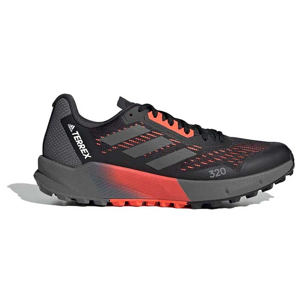 ADIDAS Men's Terrex Agravic Flow 2 Trail Shoe- Core Black/Grey Four/Ftwr White - Regular (D)