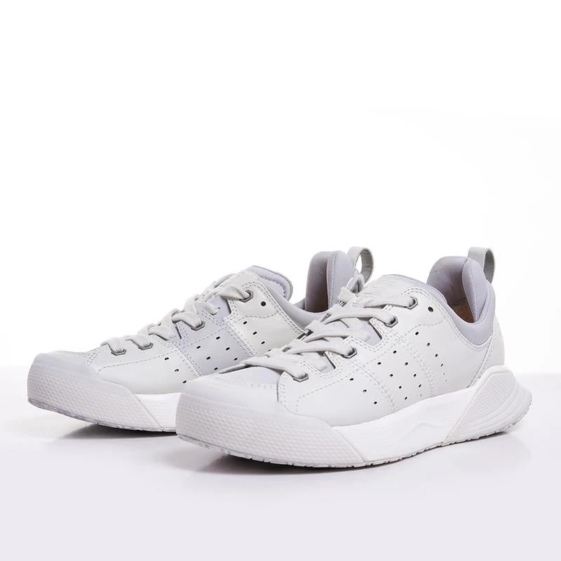 Women's X-SCAPE NBK Low Sneaker - Blanc/Light Grey - Regular (B) - Image 3