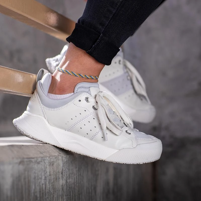 Women's X-SCAPE NBK Low Sneaker - Blanc/Light Grey - Regular (B) - Image 6